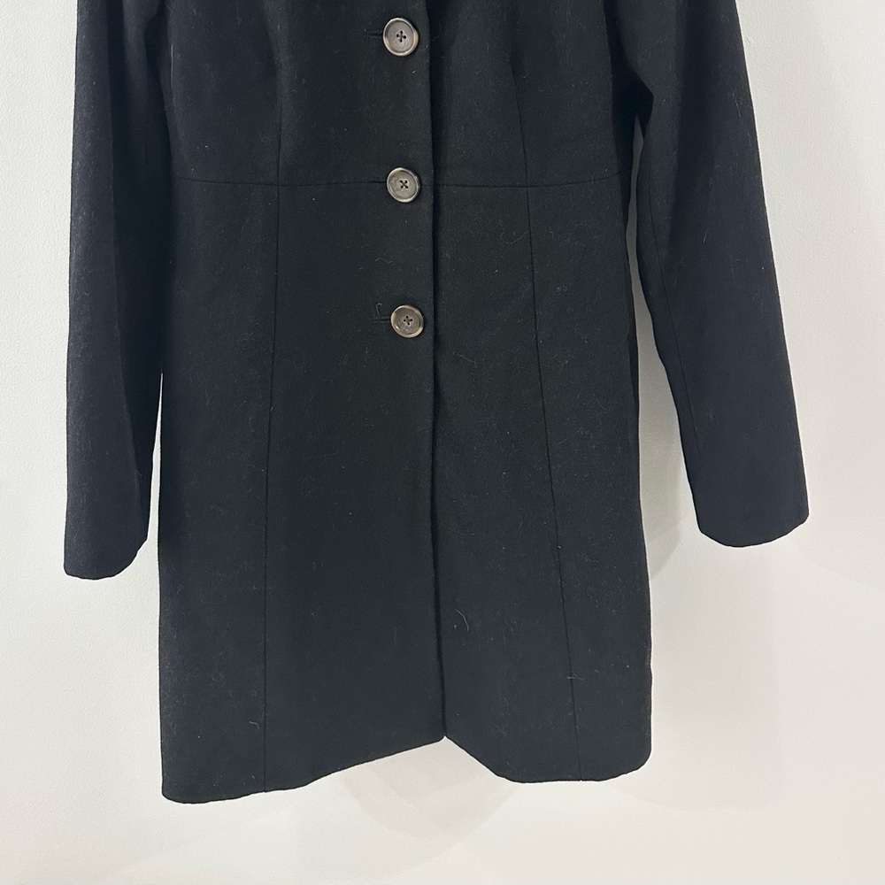 J. Crew Women’s Uptown Dress Coat Black Size 10 - Picture 4 of 6